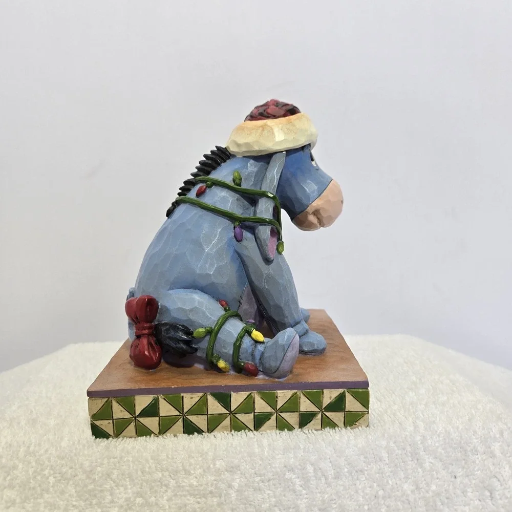 Enesco Jim Shore Disney Showcase ENTANGLED Eeyore Figurine Shelf Sitter Decor